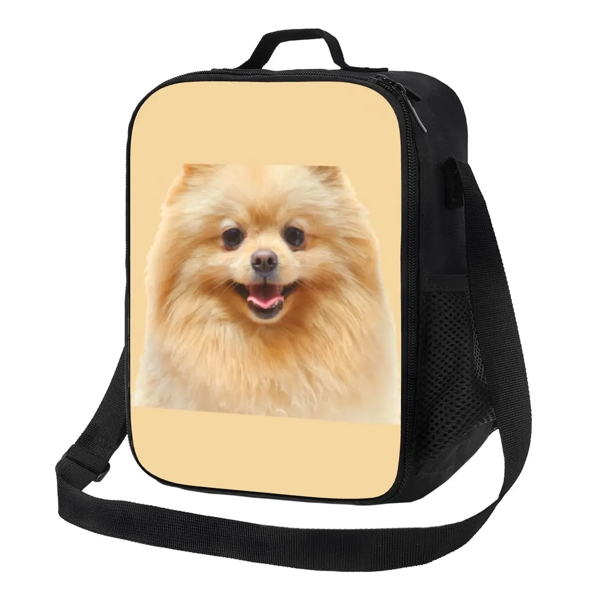 

Pomerania Dog Insulated Lunch Bags for School Office Spitz Pet Resuable Thermal Cooler Bento Box Women Children