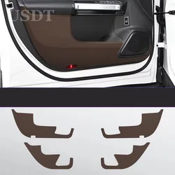 Leather Carbon Fiber Sticker Door Anti Kick Cover Protection Mat For Mercedes Benz C S E Class W205 W213 GLC X253 W222 W223