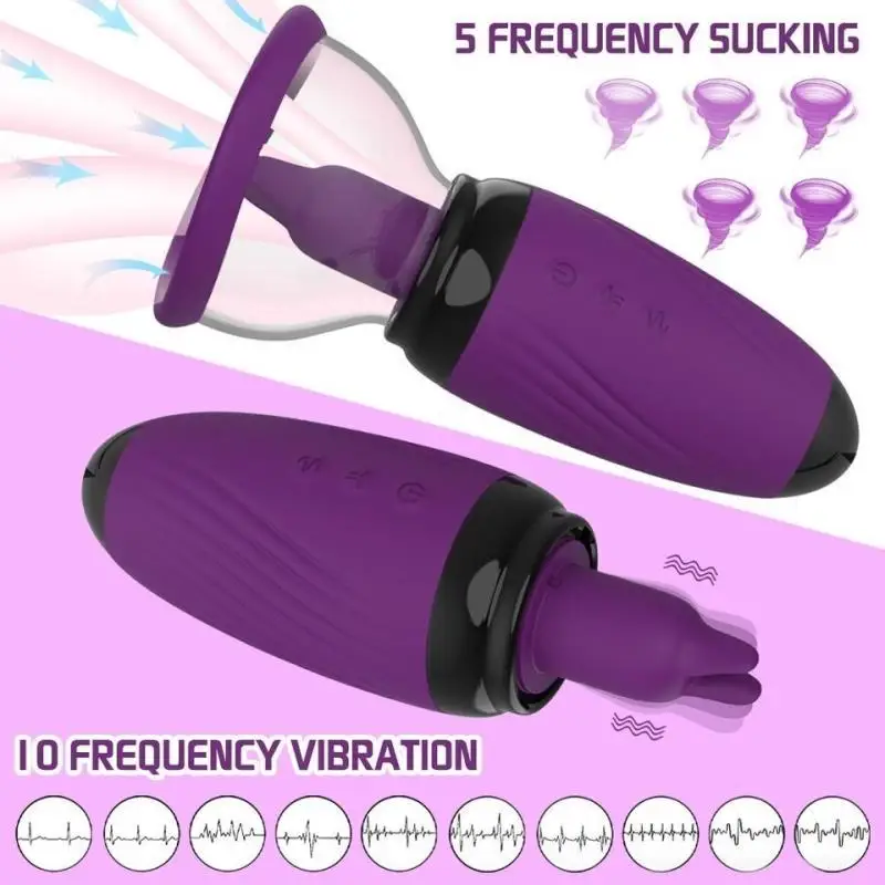 Vibrator Sucker Vagina Nipple Masturbator Female Clitoris Vacuum Stimulator Dildo Sexy Toys for Women G-Spot