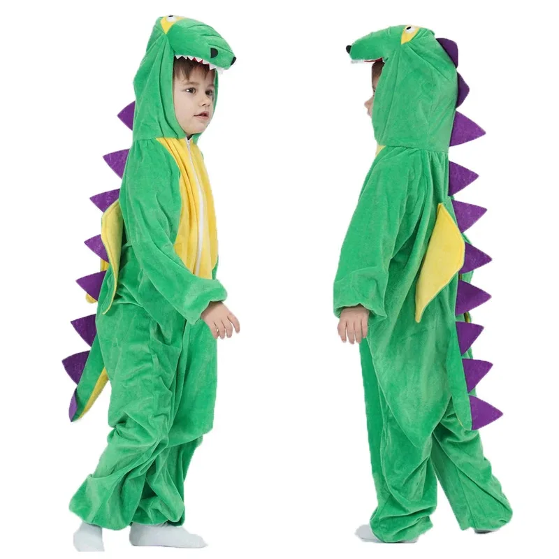 WU01 Umorden Jongens Meisjes Schattige Dieren Dinosaurus Kostuum Cosplay voor Kinderen Kind Fantasia Kinderdag Halloween Purim Party FJk5*!