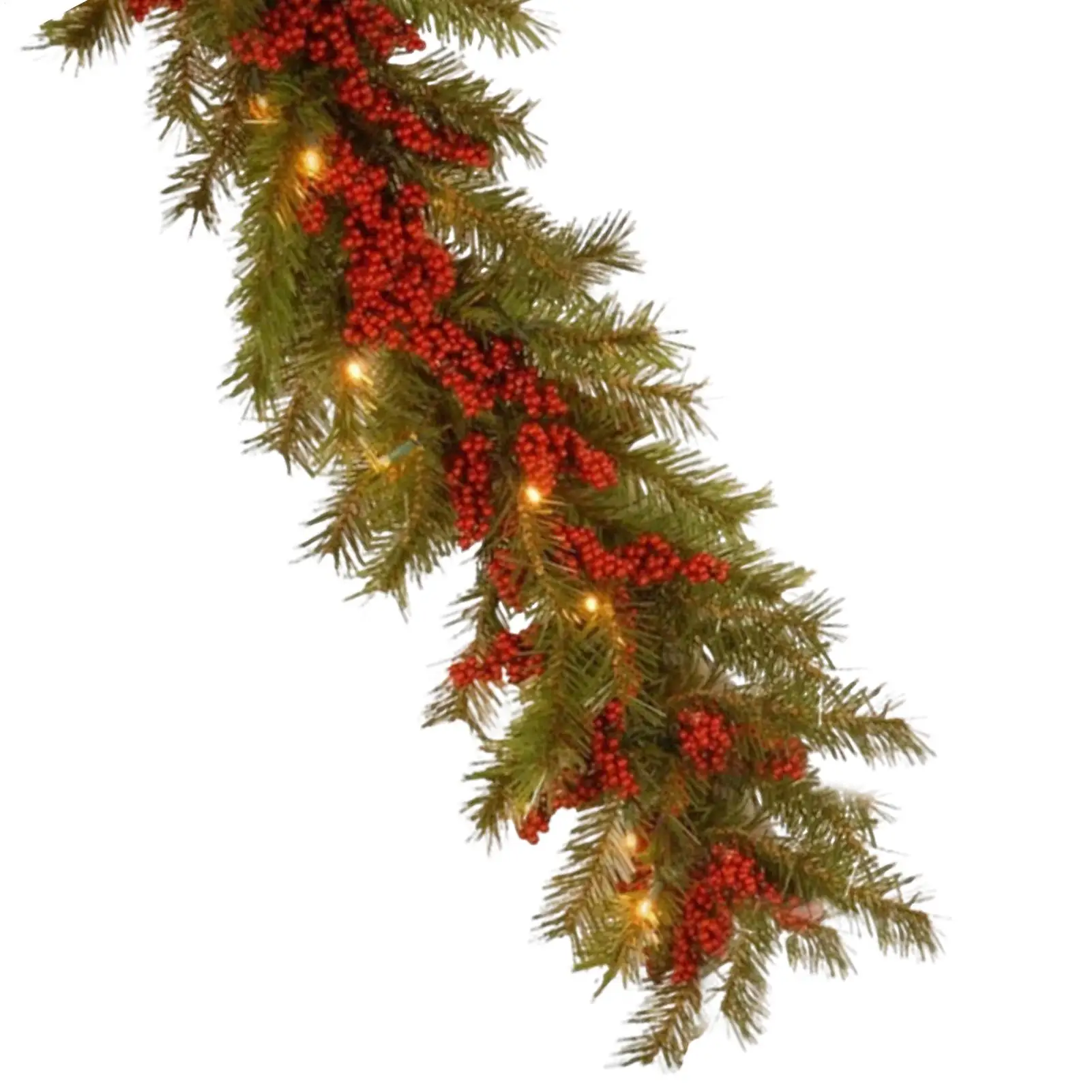 

Christmas Flower Vine Hangable Festive Ornament Christmas Artificial Vine Garland Decoration For Window Fence Porch Arch Mantel