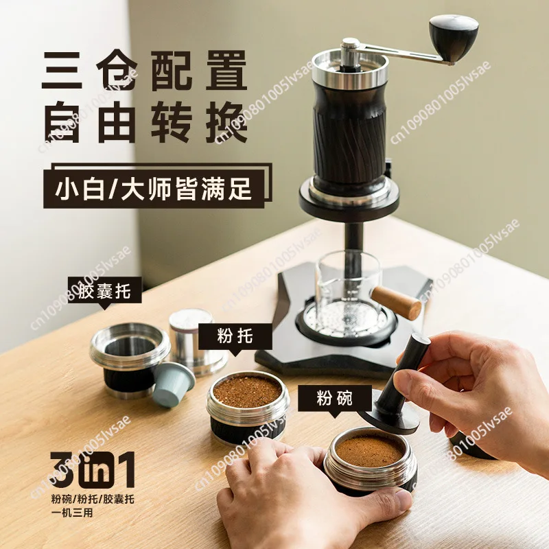 Manual Espresso Machine Hand Pressure Portable Outdoor Travel Manual Extraction Coffee Maker Espresso Machine