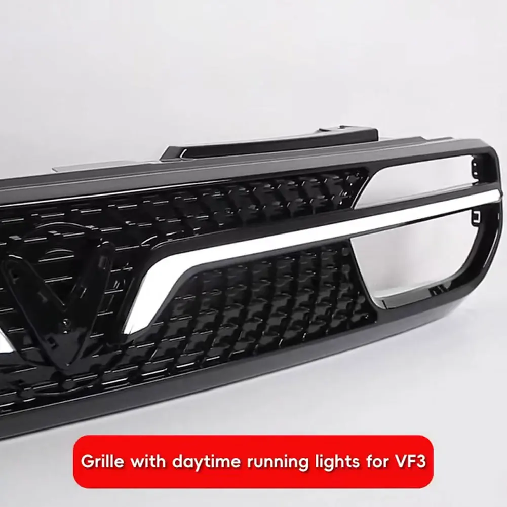 For VF3 Taillight LED Through Light Pure Electric car for VinFast Front Grille Light Modification Turn Signal Driving Lamp - Image 6