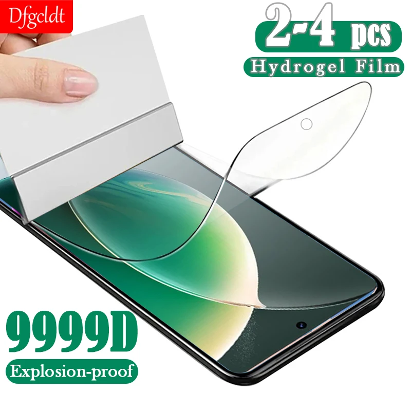 

2-4Pcs HD Hydrogel Film For Tecno Camon 30 20 19 18 Premier 19 Neo 18T 18P Screen Protectors For Tecno Pop 9 8 7 6 Pro Not Glass