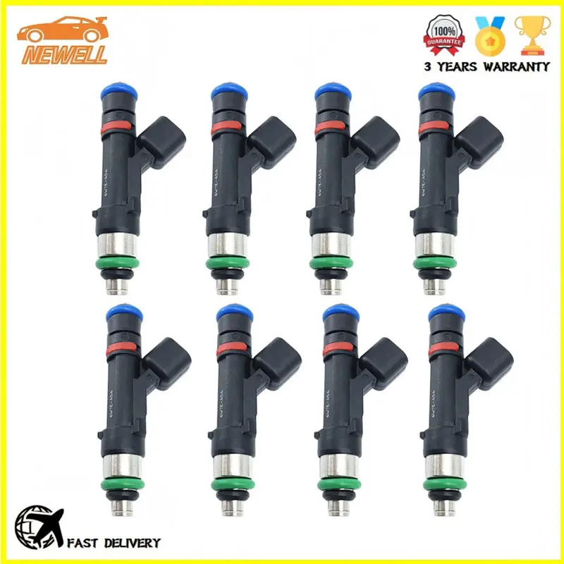 

8pcs 0280158064 6W7E-A5A 822-11196 Fuel injector For Ford Lincoln Mercury 4.6l 6.8l v8 2005 5W7Z9F593AA 6W7E-9F593-A5A