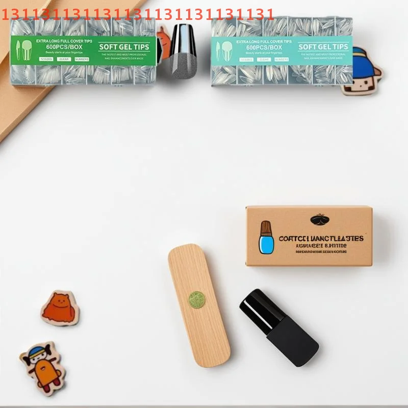 

600Pcs False Nails for Acrylic Manicure Salon Home Press-On Nails Short Almond Soft Gel Nail Tips Full Cover