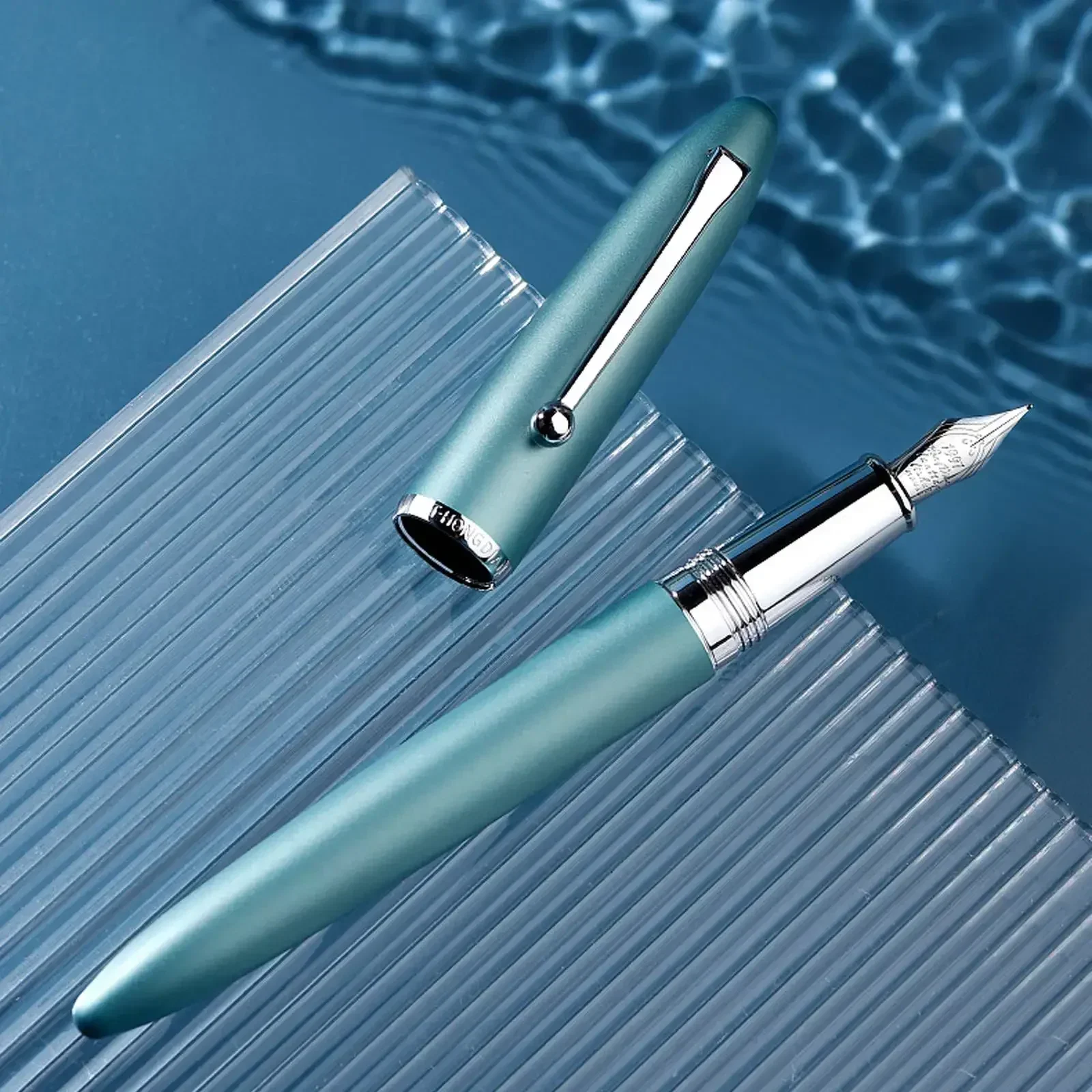 

New Hongdian 620 Fountain Pen High-end Exquisite Cocktail Series Iridium Bent Nib Ink Calligraphy Pens Office School Stationery