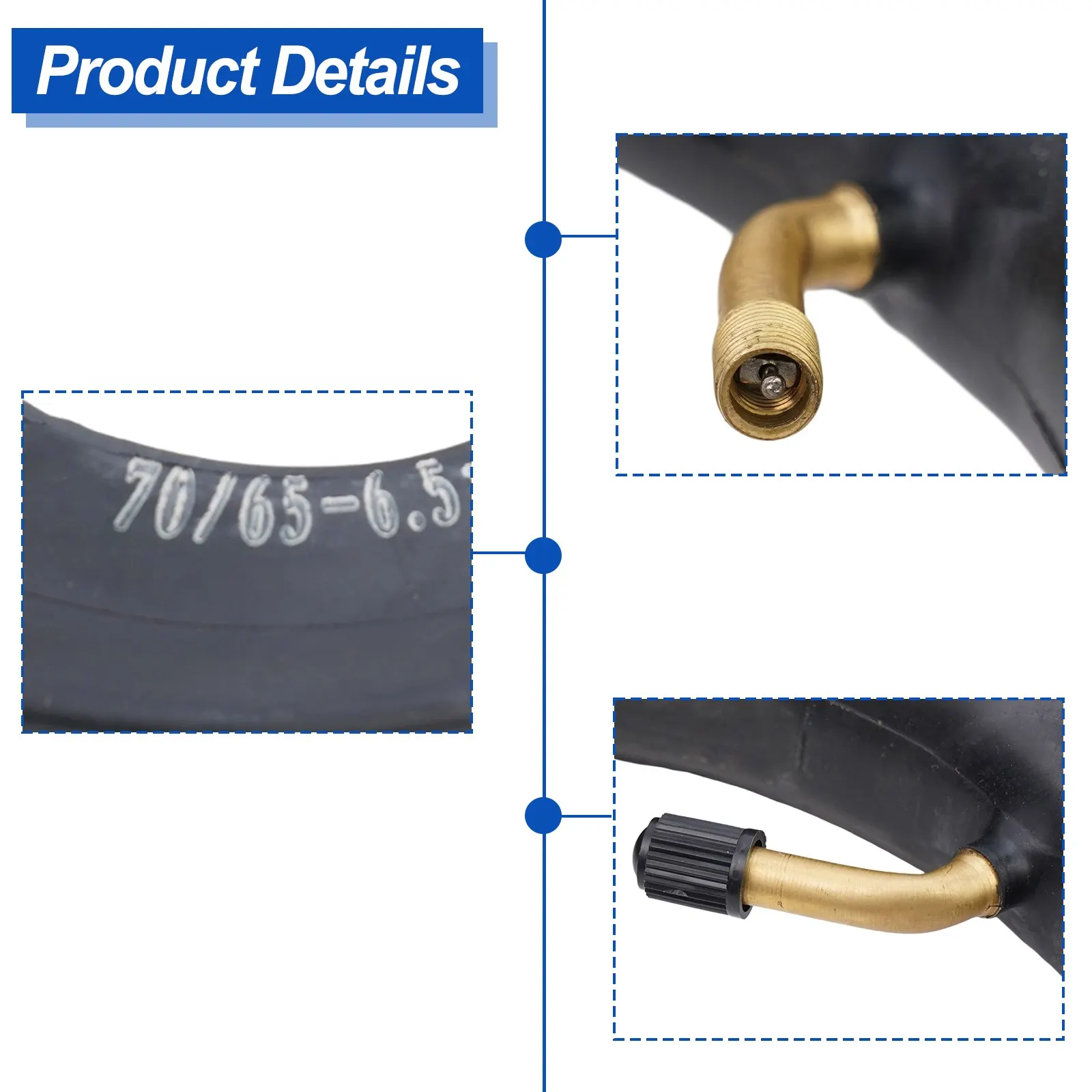 

Утолщенная внутренняя камера для электросамоката и баланс-байка, 10 дюймов, 70/65-6.5, 10x2.70-6.5, запчасти для электросамокатов.