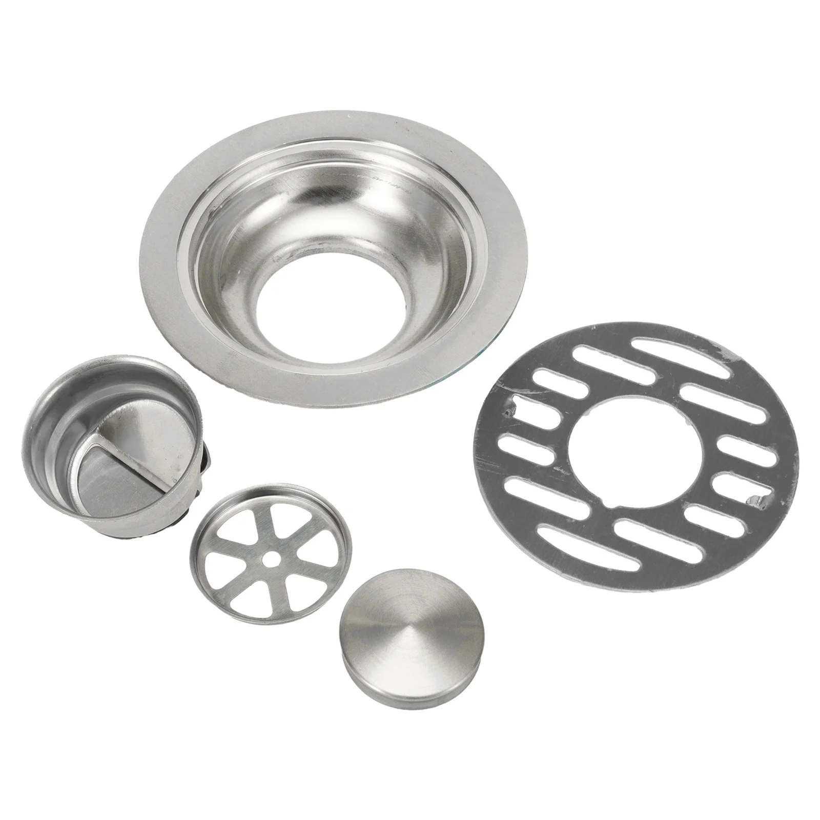 Floor Drain with Stainless Steel Filter Mesh and Deant Inner Structure for Optimized Flow and Clog Resistance in Wet Area Floors