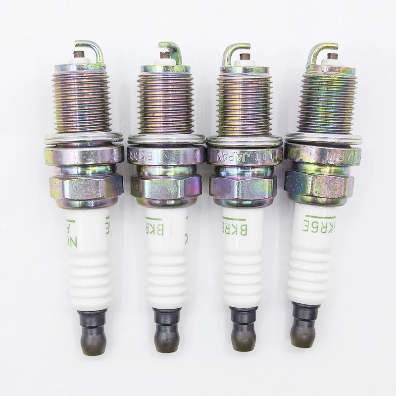 4pcs BKR6E 6962 Normal Spark Plugs For BYD Chery A1 A3 A5 E3 M7 Rely X5 Riich Tiggo Cowin Bora Jetta BKR6E-6962