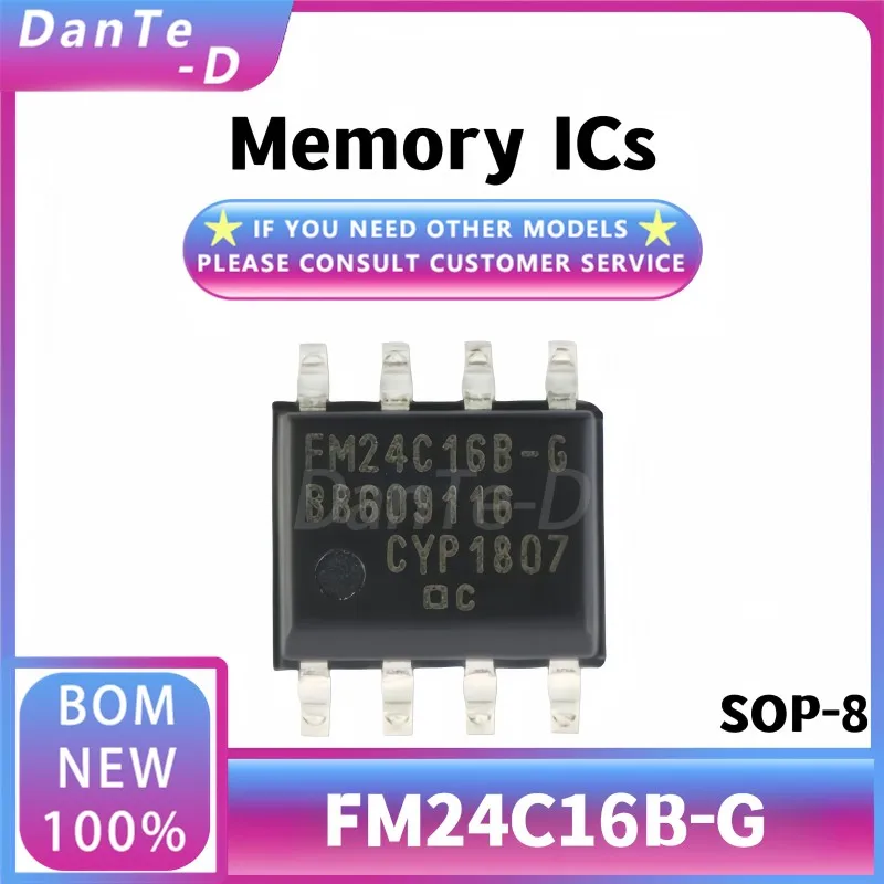 FM24C16B-GTR package SOP-8 I2C interface FRAM ferroelectric memory IC original authentic