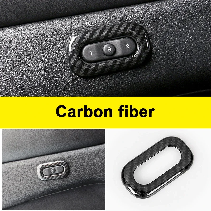 ل جيب جراند شيروكي 2014 2015 2016 2017 2018 2019 ABS كروم مقعد الذاكرة غطاء أزرار الزخارف اكسسوارات السيارات الداخلية ملصق