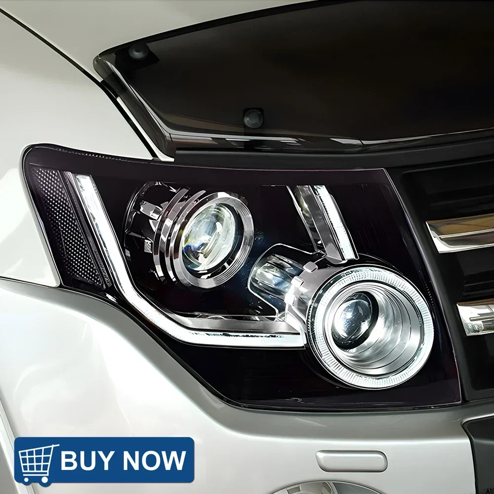 لميتسوبيشي باجيرو V93 V97 2009-2021 LED مجموعة المصابيح الأمامية للسيارات ترقية ديناميكية العارض عدسة مصابيح السيارة اكسسوارات أداة #2