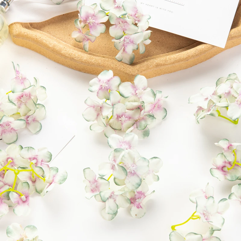 10 Stück Künstliche Blumen Großhandel Hochzeit Outdoor Garten Rosenbogen Heimdekoration Girlanden Geschenkbox Künstliche Seidenhortensien – Detail 5