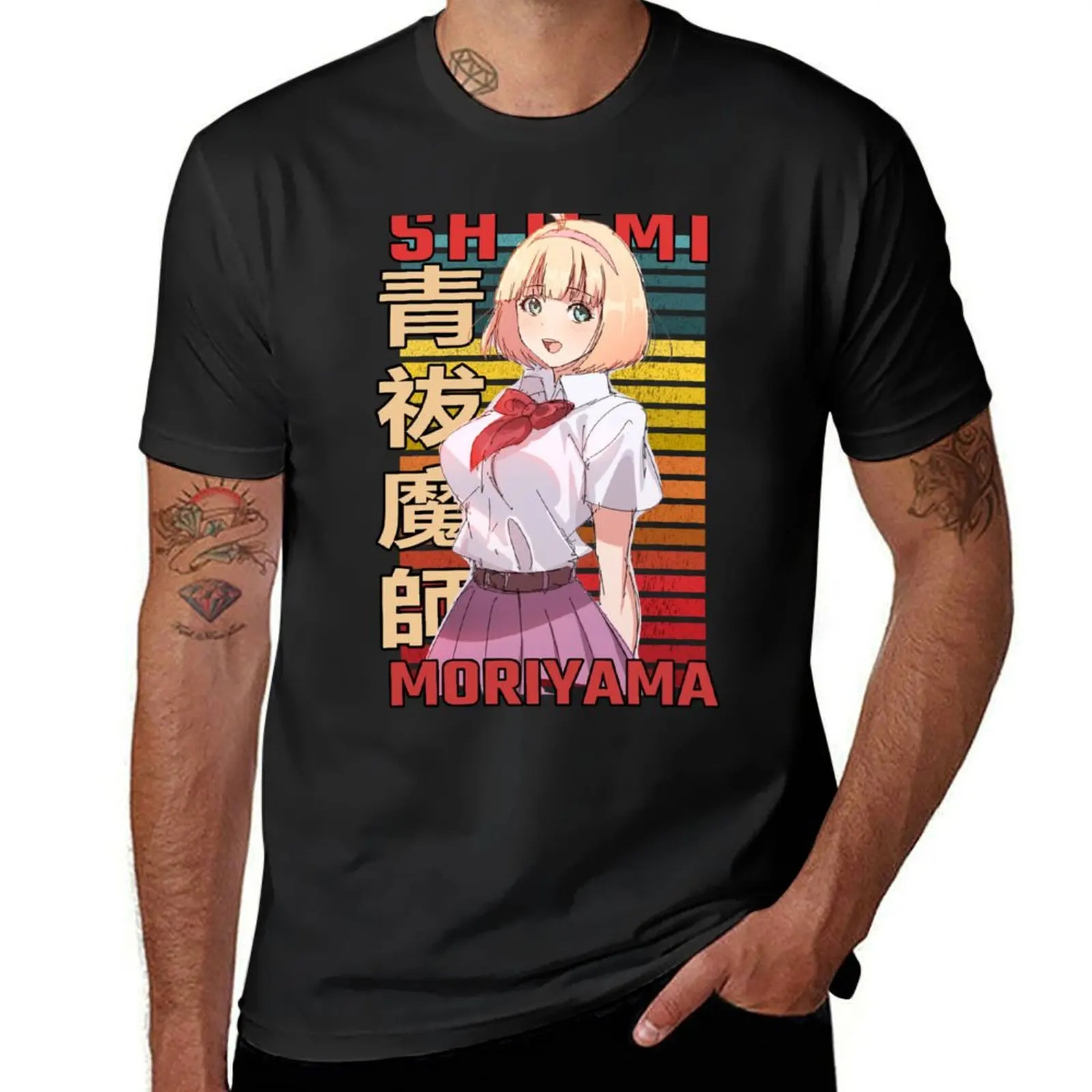 

Shiemi Moriyama Blue Exorcist Retro Anime Design T-Shirt oversized cute clothes plain for a boy clothes for men