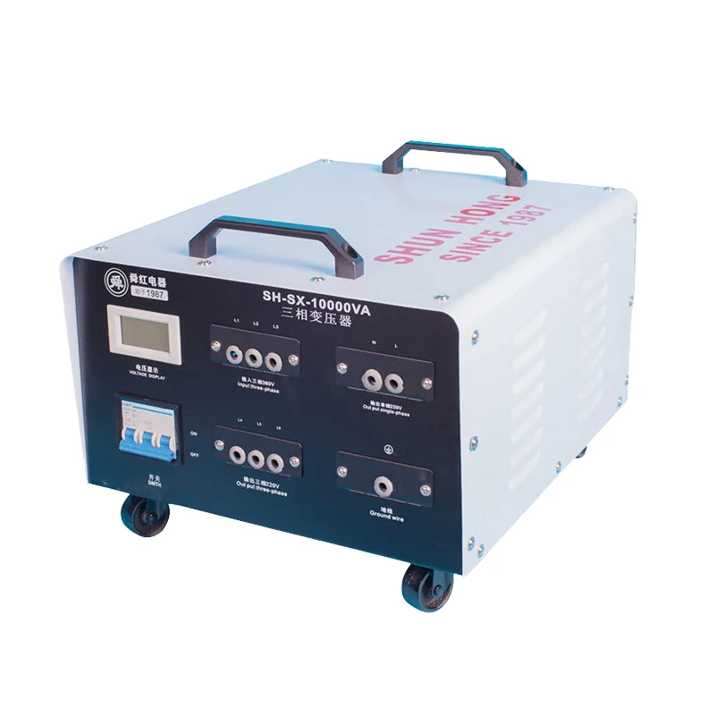 

OEM/ODM 10KW 10000W Three-Phase Isolation Transformer With Voltage Converter 240 230 220 120 110 Volts For Industrial Machines