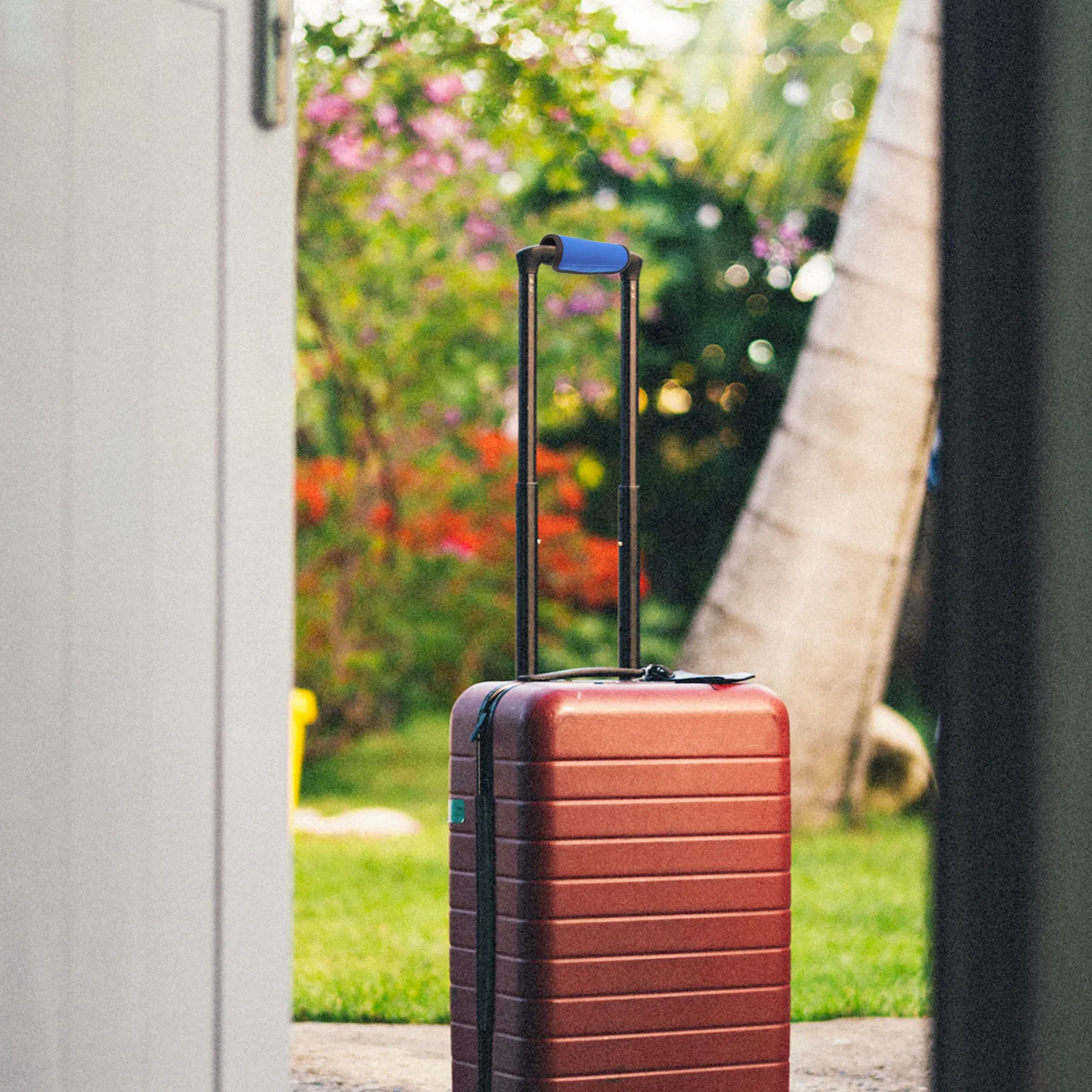 

Неопреновый чехол для ручки чемодана: удобный, противоскользящий, для путешествий, командировок, кемпинга, походов, защита от царапин