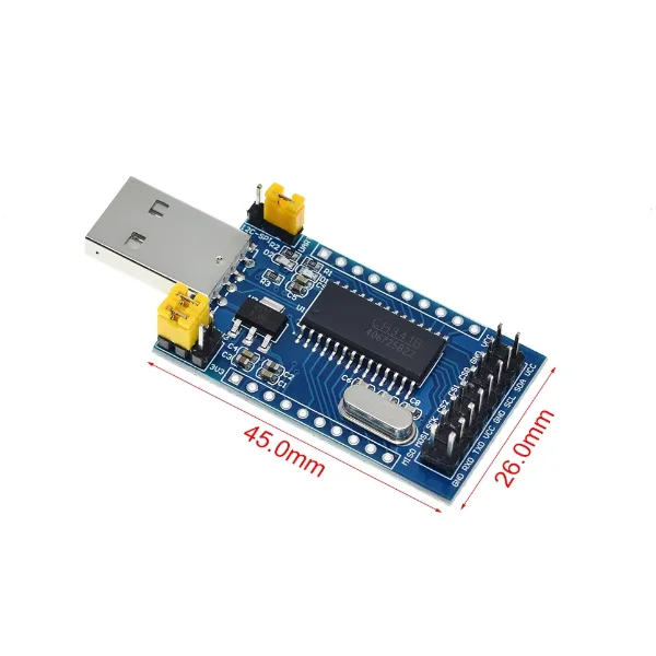 CH341A USB naar UART IIC SPI TTL ISP EPP MEM parallelle convertermodule