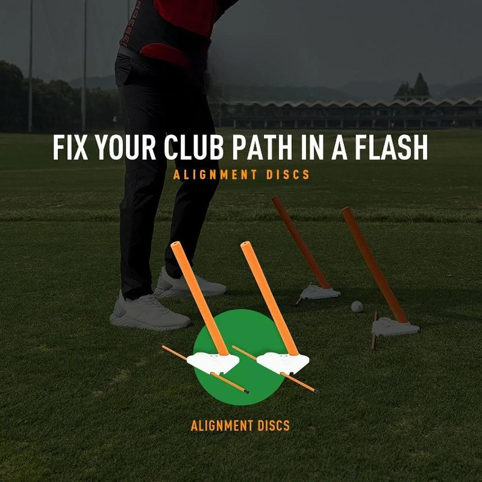 

Golf Alignment Stick Holder Portable Swing Training for Beginner Gift Indoor