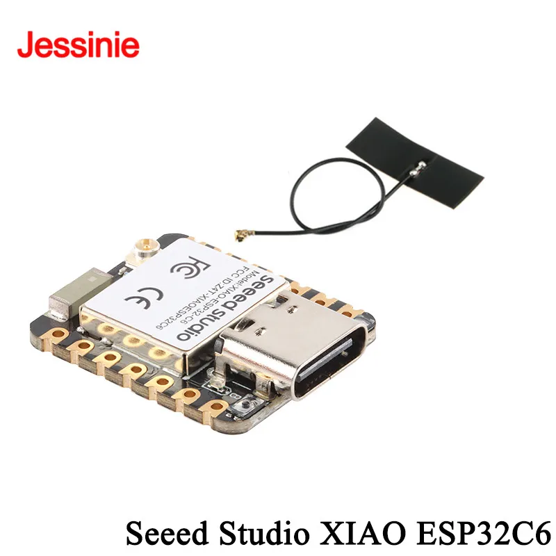 10pcs/1pc ESP32 Seeed Studio XIAO ESP32C6 WiFi 6+Bluetooth-compatible Ble 5 Support Zigbee Matter Wireless Development Board