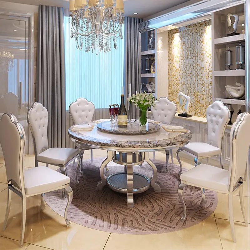 Decorations Base Restaurant Tables Luxury Home Lounges Dinette Dinner Table Kitchen Console Mesas Para Restaurantes Furniture