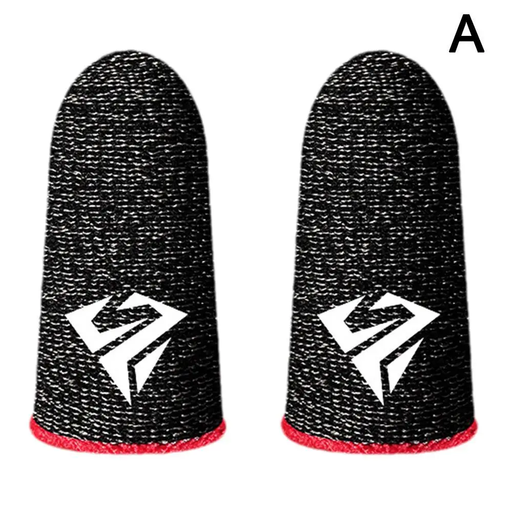 2 stücke Handy-Spiel Fingertip Handschuhe Für PUBG Gamer Schweißfest Anti-slip Touchscreen Finger Sleeve Atmungs Gaming Finger abdeckung – Detail 5