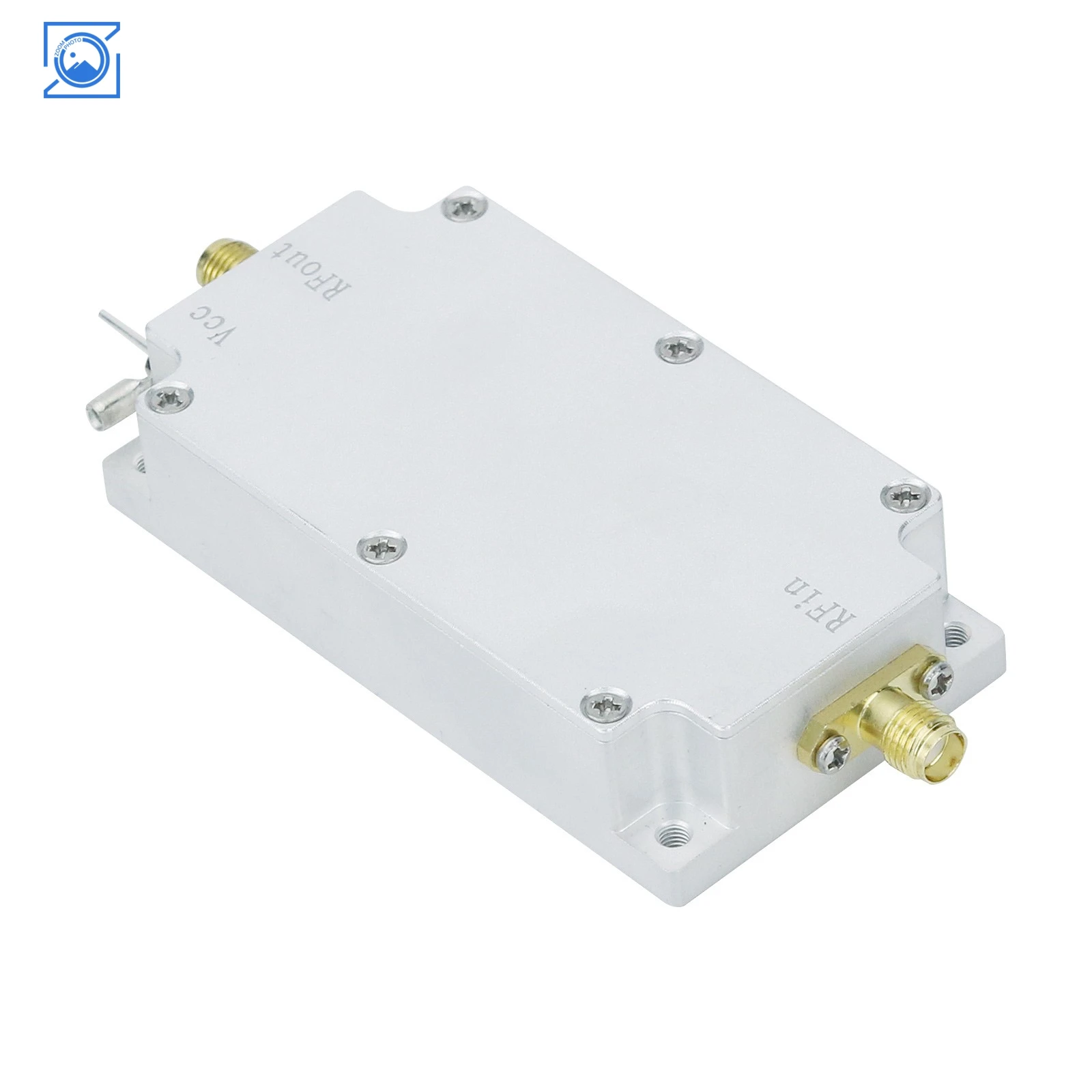 Amplificador de potencia RF 1,2-1,6 GHz 12W Salida 20-28V 40dB Accesorio RF de alta ganancia con conector hembra SMA
