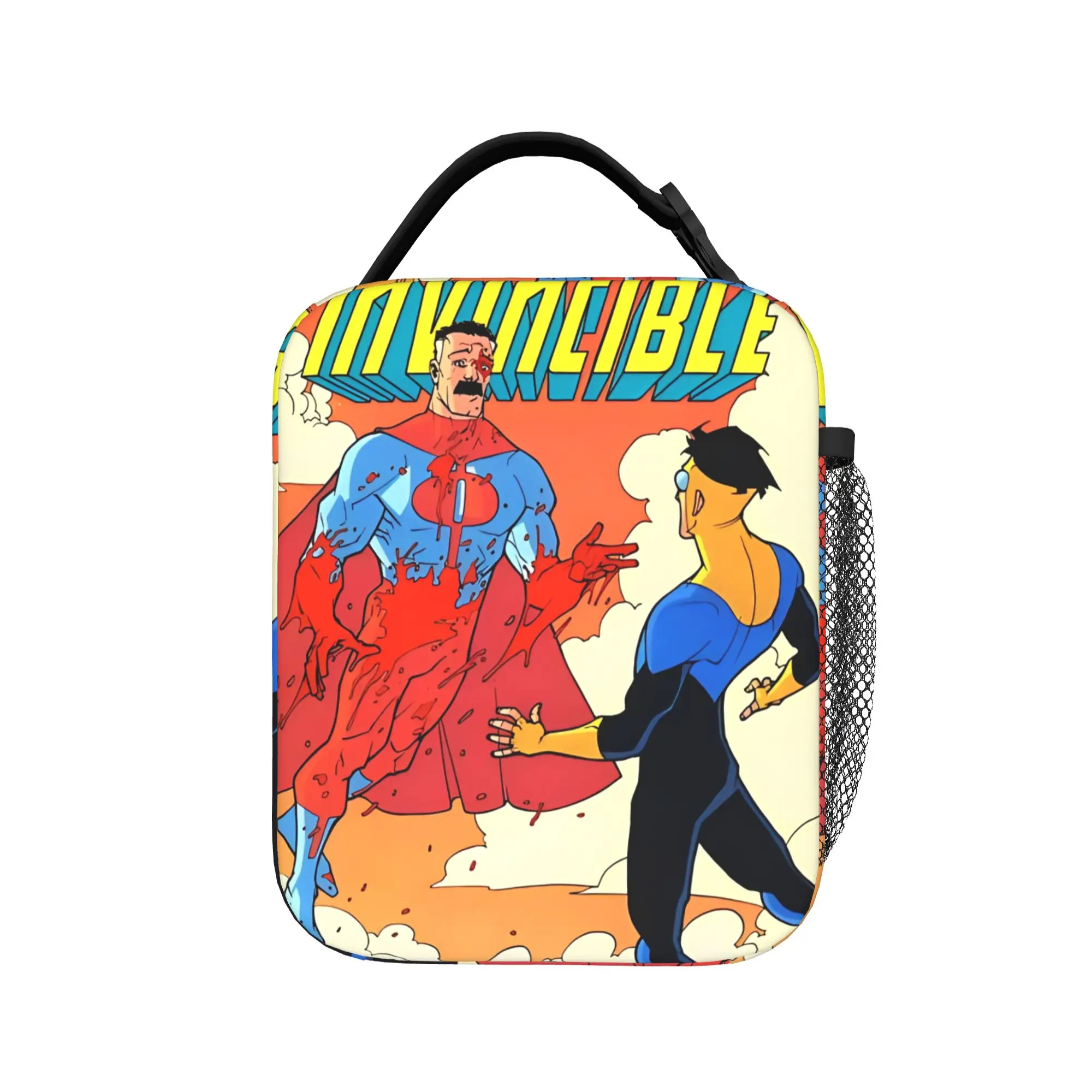 Omni Man Vs Invincible Insulated Lunch Bag Leakproof  Meal Container Cooler Bag Tote Lunch Box Beach  Picnic Bento Pouch