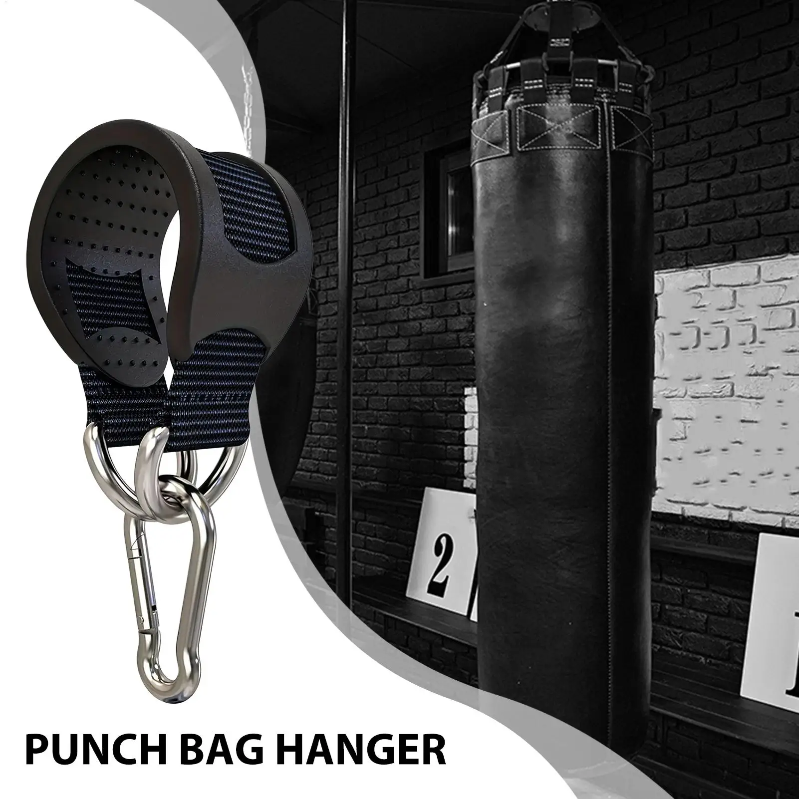 

Punch Bag Suspending Strap Punch Bag Hanger Strap Mount For Boxing 1 Pair Heavy Duty Workout Equipment Accessories For Gymnastic
