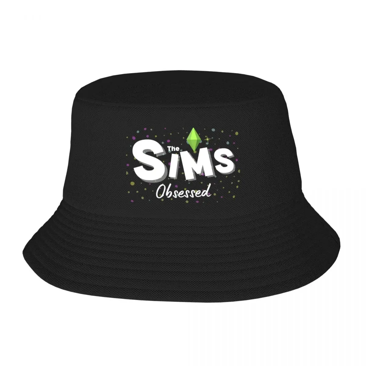 The Sims Obsessed Bucket Hat Custom Cap summer hat Men's Hats Women's