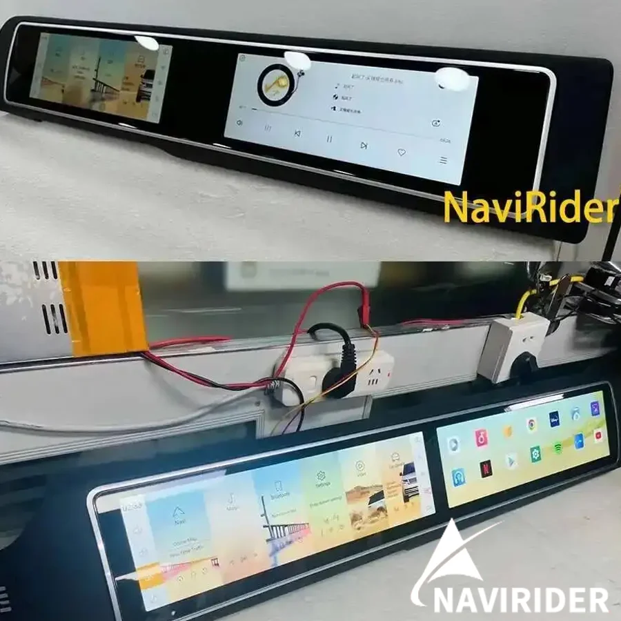 15.5+15.5inch Dual Screen Android Carplay For Land Rover Range Rover Sport L494 2014-2019 Car Multimedia Stereo Navi Carplay HU