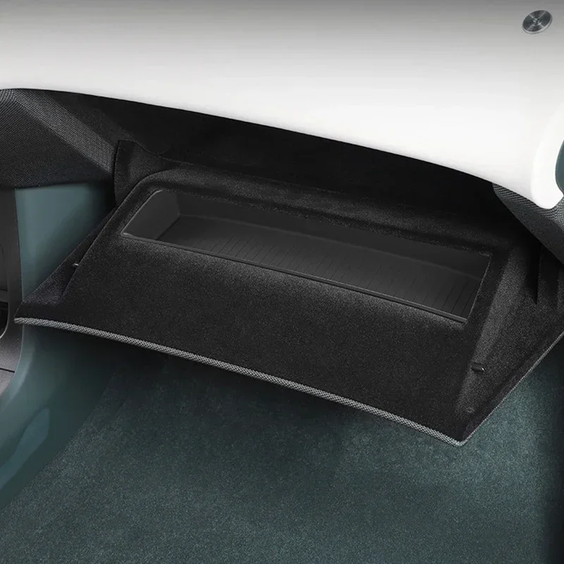 Car Wireless Charge Mat GPS Below Console Tray Armrest Compartment For XIAOMI YU7 2025-Present Auto Cabin Storage Box Accessory