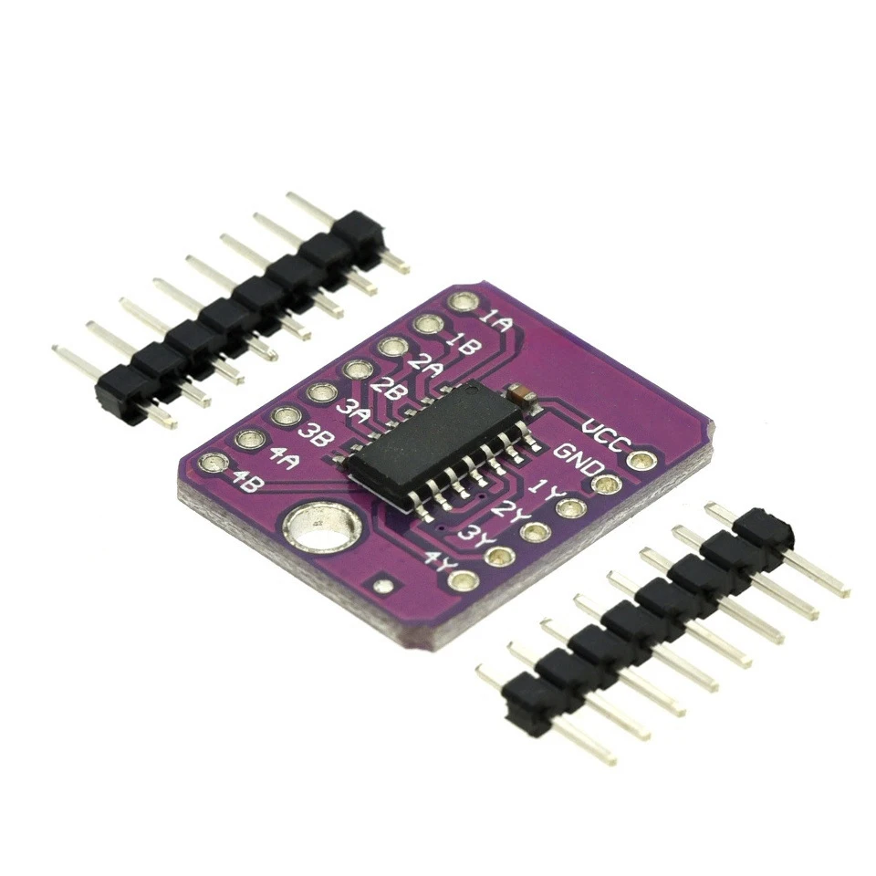74HC00 Modul Quad 2-Eingang NAND-Gatter Logik-IC Entwicklungsboard 2V-6V Hochgeschwindigkeits-CMOS Breadboard DIY Elektronik – Detail 3