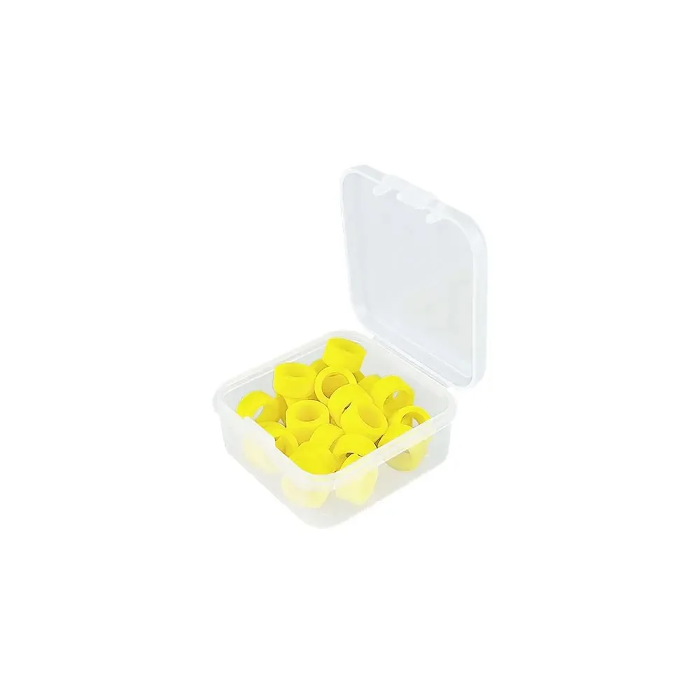 20Pcs Silicone Dental Instrument Color Code Rings