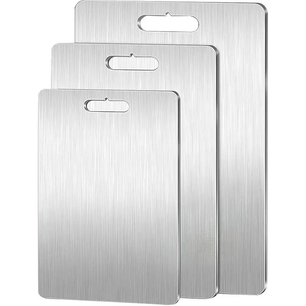 Thickened Stainless Steel Cutting Board Antibacterial and Mildew-proof Household Cutting Board Kitchen Kneading Dough Board 2026 view 2