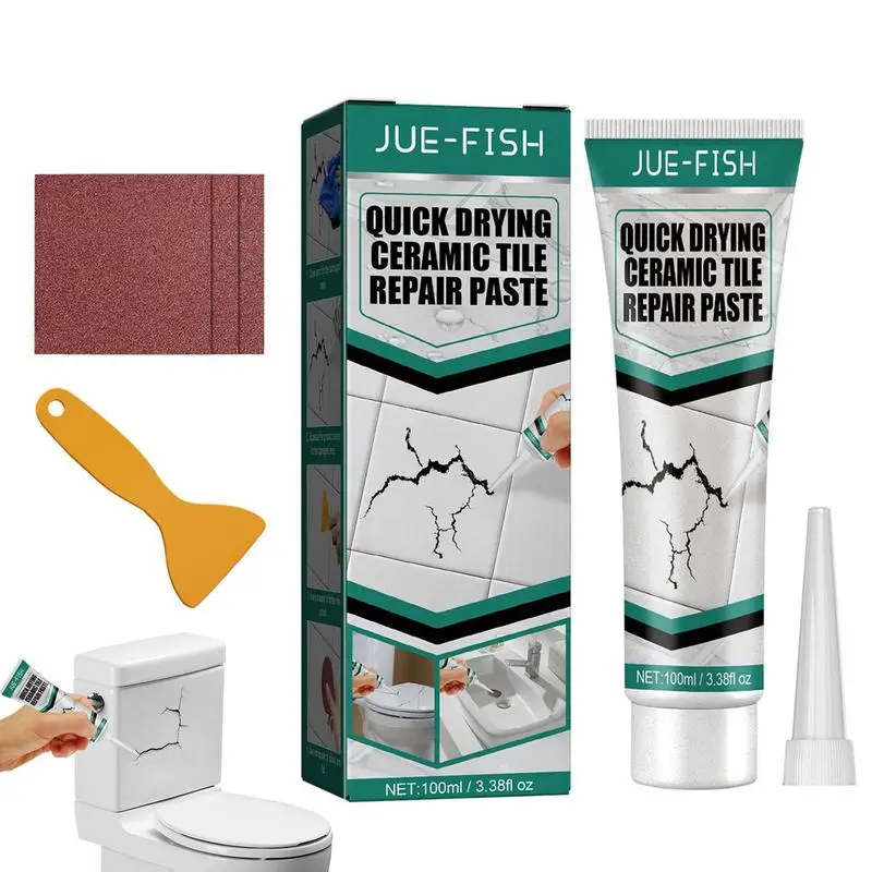 Tile Grout Paint Fast Drying Grout Repair Kit 3.5 Oz Wall Mending Agent Repair For Bathroom Shower Floor With A Scraper And 3