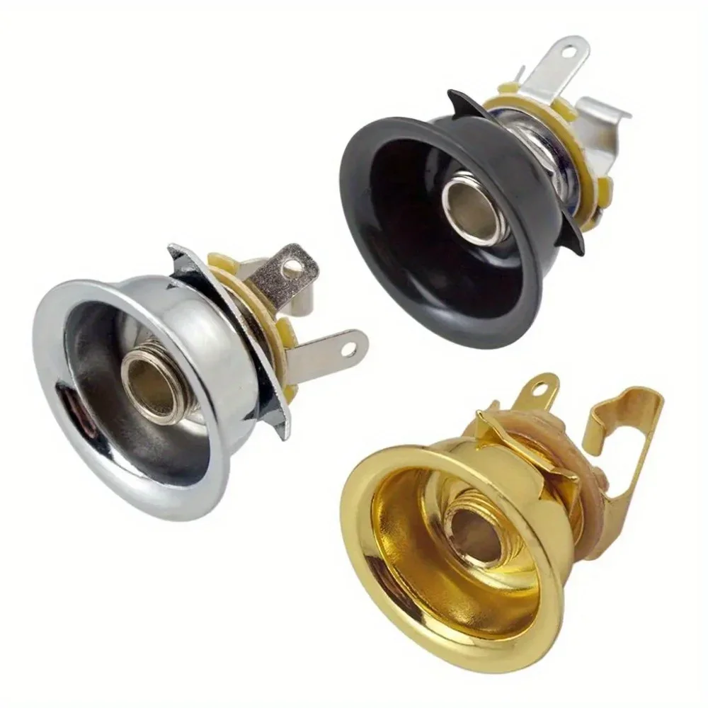 Picture 4: 1PC 6.35mm 1/4' Jack Plug Socket Output Plate for Telecaster TL Guitar Guitar Parts Accessories