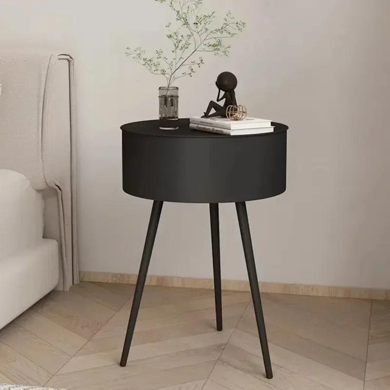 

Shelf Auxiliary Nightstand Dresser Makeup Living Room Interior Bedside Table Storage Drawer Mesita De Noche Home Furniture