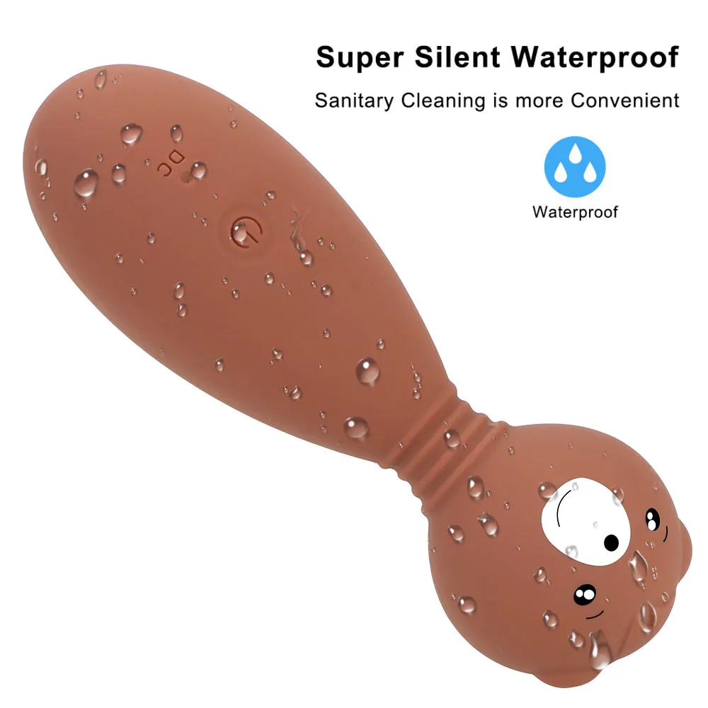 Stimolatore del clitoride G Spot vibratore orso carino 12 velocità Dildo vibrante rotazione a 360 gradi giocattoli sessuali per donne