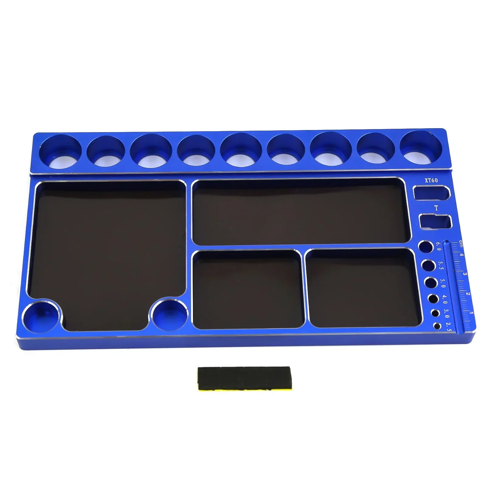 200x110mm CNC Aluminium Multifunction Screw Tray Nut Gasket Storage Tool Organizer for RC Model Car Boat Airplane HSP