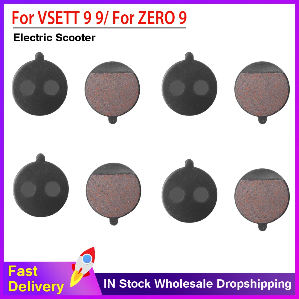 New Universal Composite Ceramics Metal Disc Brake Pad for VSETT 9 9/ for ZERO 9 Rear Caliper for Electric Scooter Disc Brake Pad