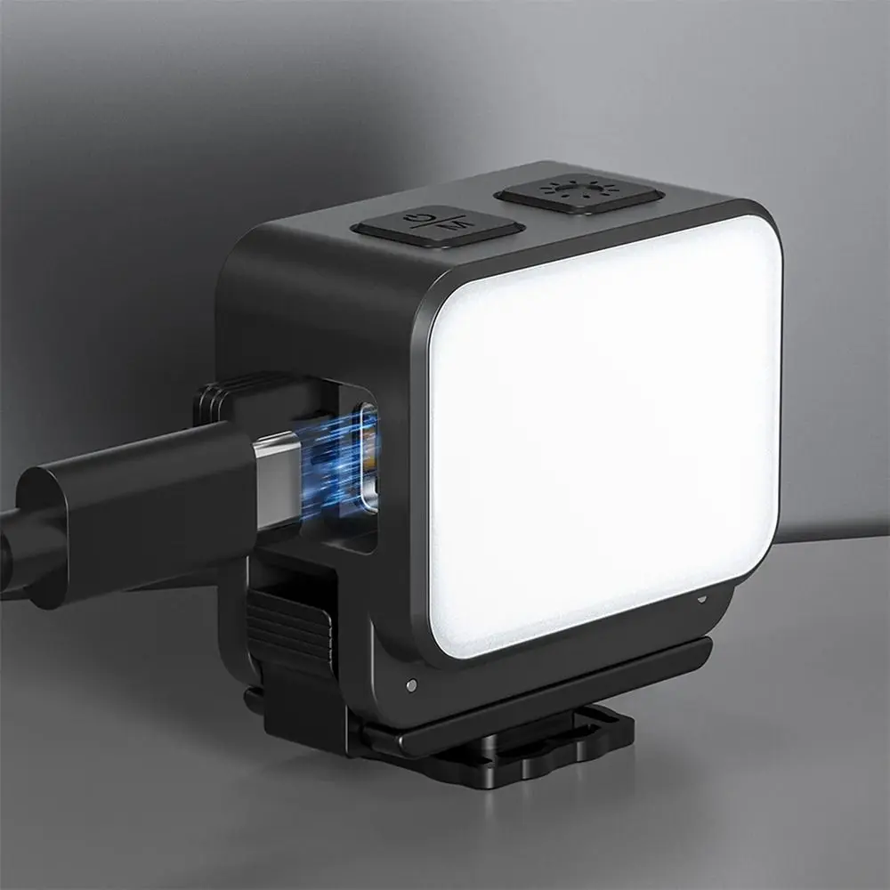 Magnetic Quick Release LED Fill Light 3-Level Dimming Rechargeable Selfie Light Lightweight Photography Lighting