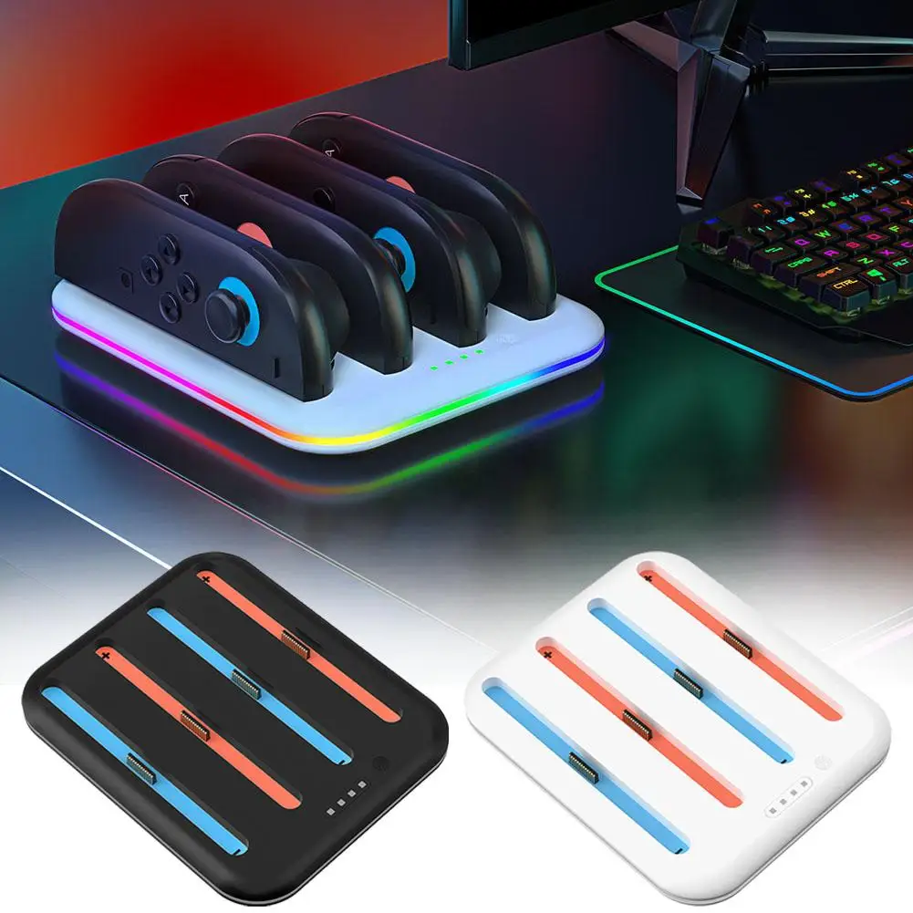 

For Switch 2 Controller Charger LED Indicator Charging Dock Station For Nitendo Switch 2 Accessories M2L0