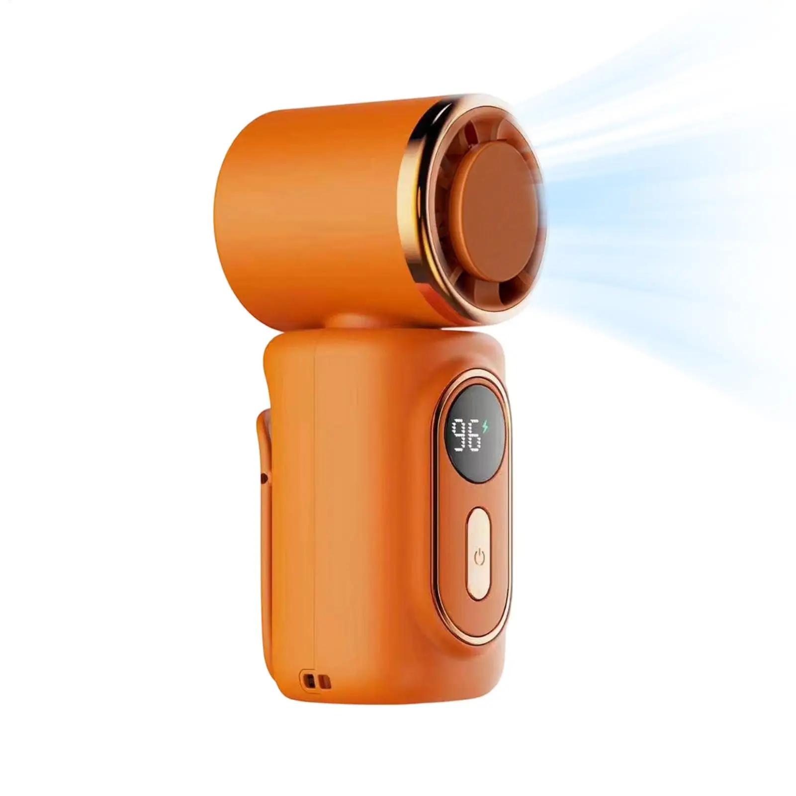USB Charging Mini portable handheld clip fan 180-degree rotating head Highspeed Fan portable lightweight mini fan Handheld Fan