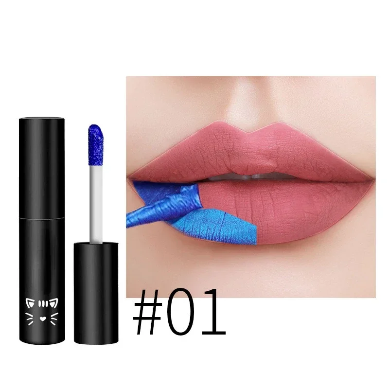 Sdotter 5-kleuren Peel Off Lip Liner Tattoo Lipgloss Waterdicht Langdurige Matte Lip Inkt Lip Tint Sexy Rood Bruin Contour Liplijn