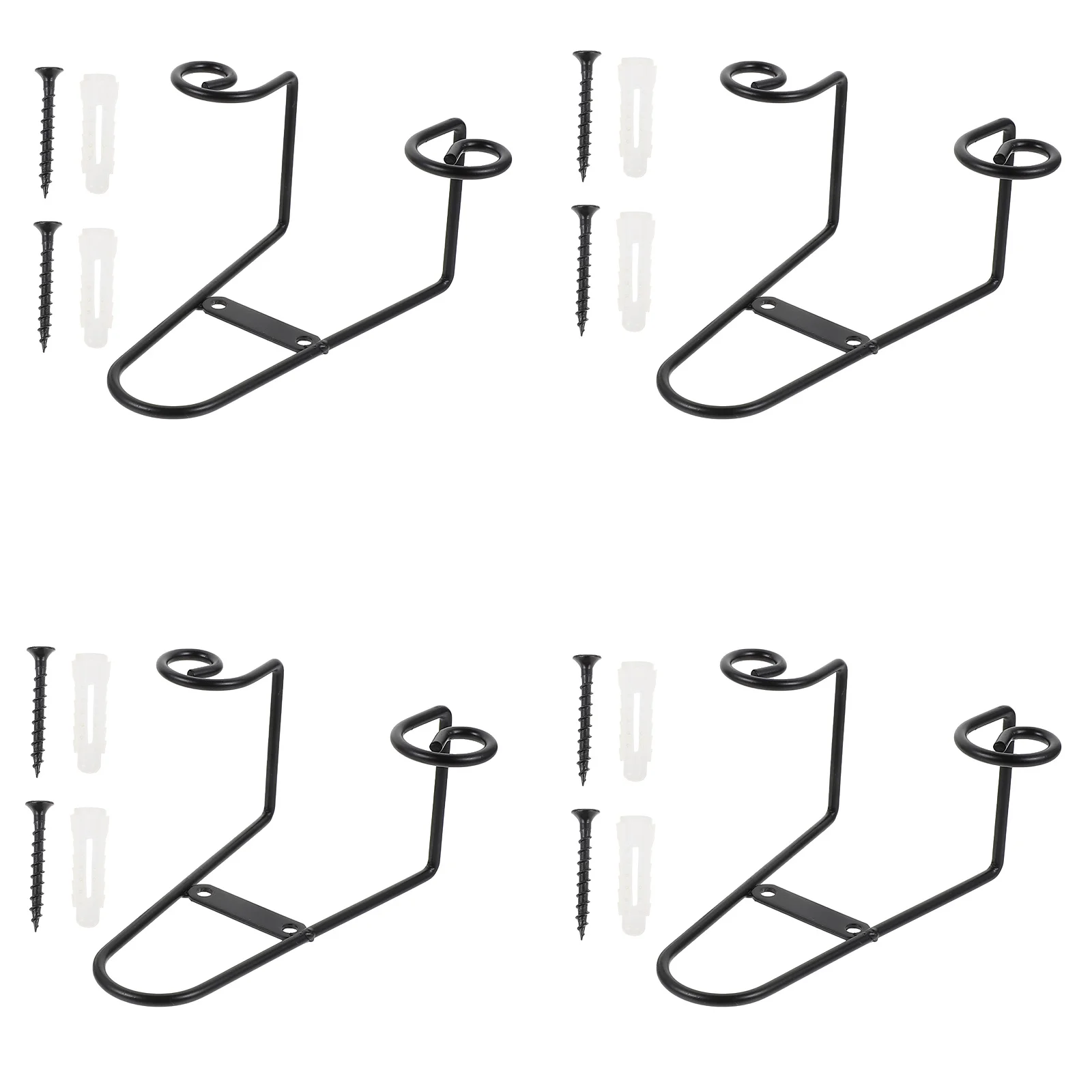 

4pcs Ceramic Stand Iron Plate Holder For Artwork Book Tableware Plate Display Rack Display Stand Household Dish Holder