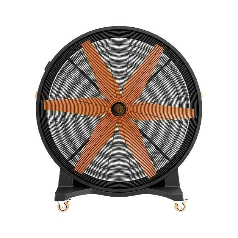 Industrial fan warehouse factory site mobile cylinder, large fan permanent magnet copper core