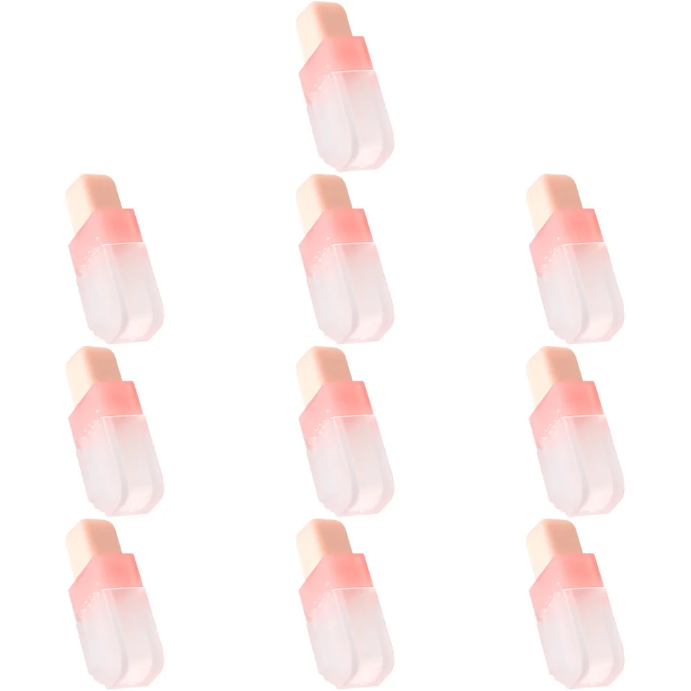 10 قطعة أنابيب ملمع الشفاه ABS القوية حاويات فارغة لزيت بلسم الشفاه ظلال العيون تخزين السفر مستلزمات ماكياج #4