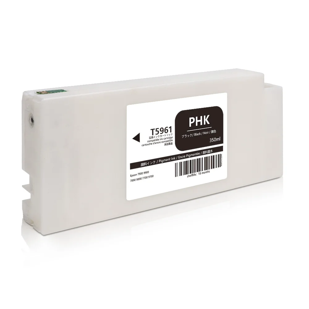 

Winnerjet T5961-T596B 350ml Compatible ink cartridge With Pigment ink With chip for EPSON Stylus Pro 7900 9900 printer