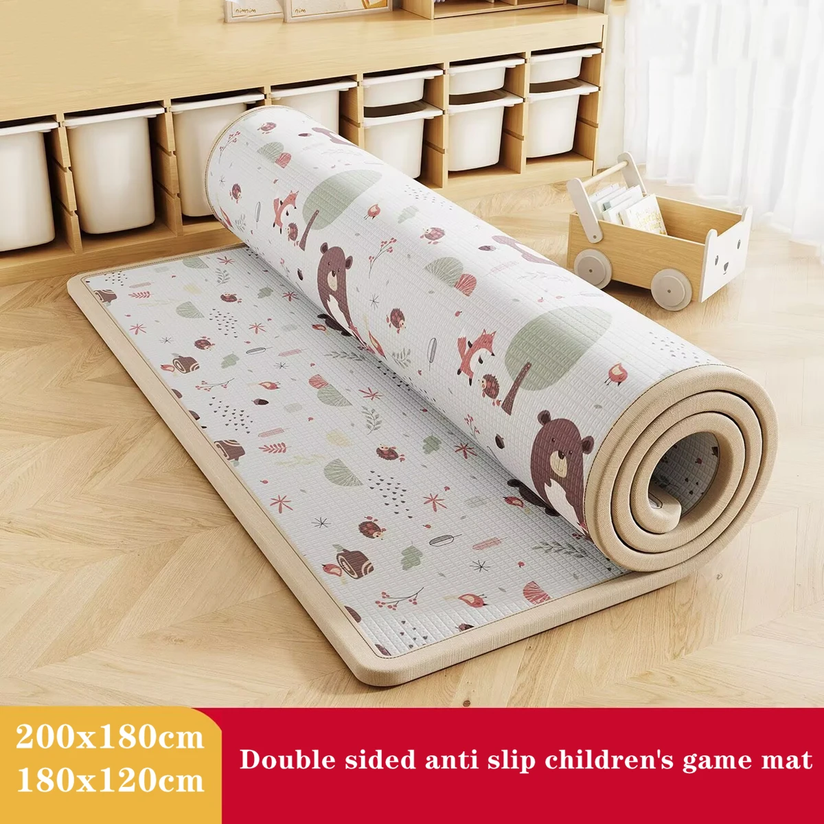 comfortable Non-toxic Thicken Baby Activities Crawling Play Mats Baby Activity Gym Room Game Mat for Children's Safety Mat Rug